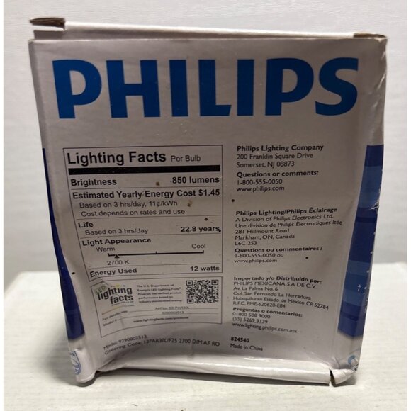 Philips LED PAR30L 25° Flood Light Bulb 12W Dimmable 2700K Warm White 850 Lumens - Picture 3 of 5